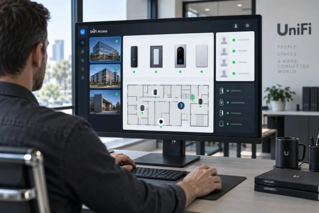 Interface de gestion centralisée d’un système d’interphonie vidéo IP